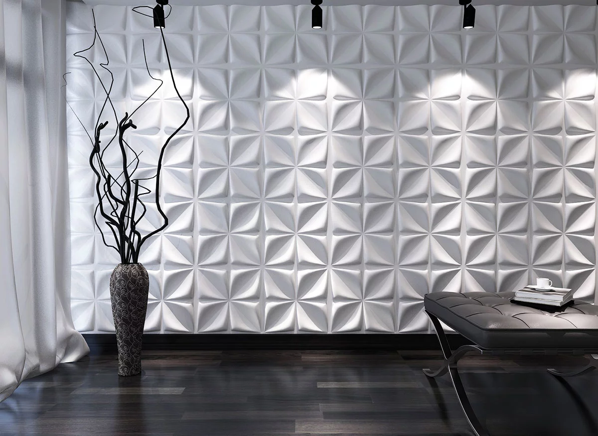 Teska 3D Bambu - Üç Boyutlu Dekoratif Duvar Panel Kaplama Uygulaması