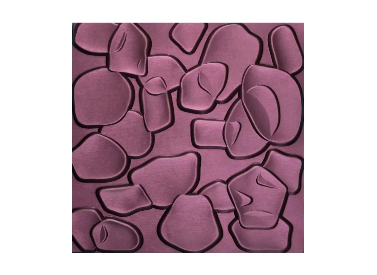 Teska 3D Kumaş Yüzeyli Duvar Paneli