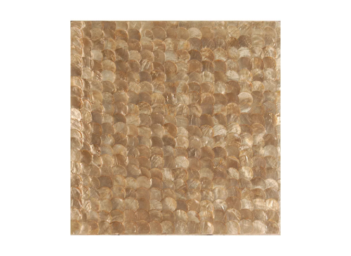 HMT Mop Pinctada (Gallery 2) Overlapping Round Doğal Laminat Panel