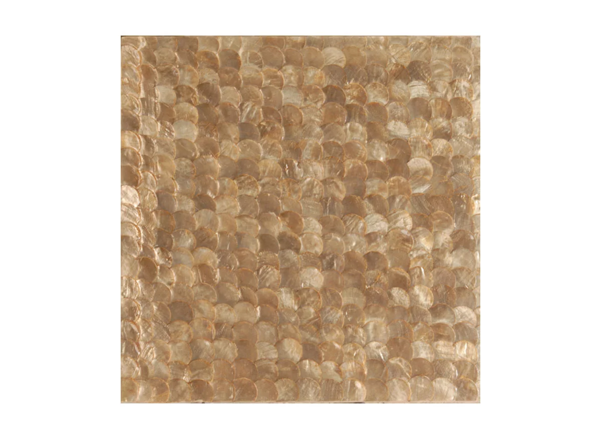 HMT Mop Pinctada (Gallery 2) Overlapping Round Doğal Laminat Panel