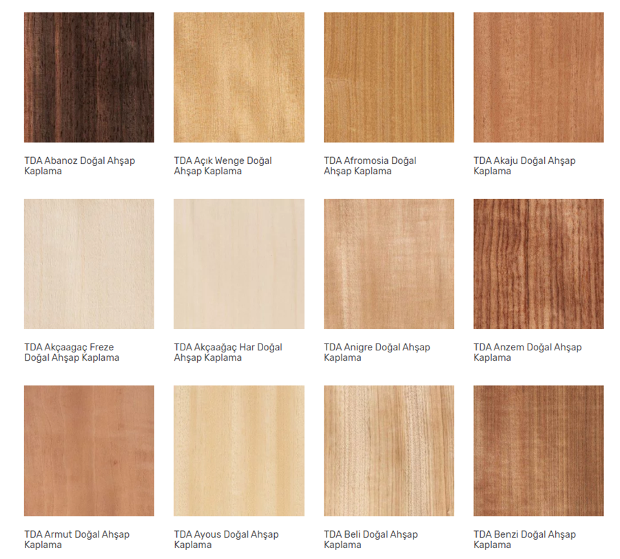 Ahşap Kaplama Renkleri TESKA Decorative Materials Blog