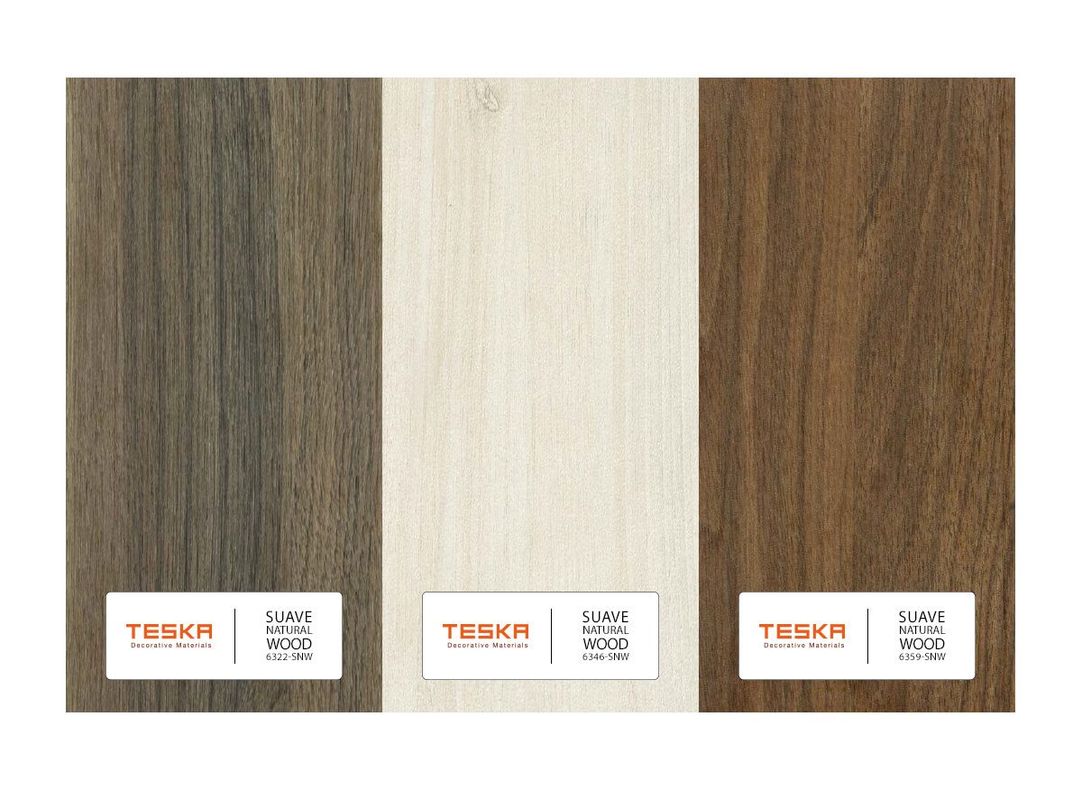 TESKA Suave Natural Wood HPL Kompakt Laminat Mobilya Kaplama