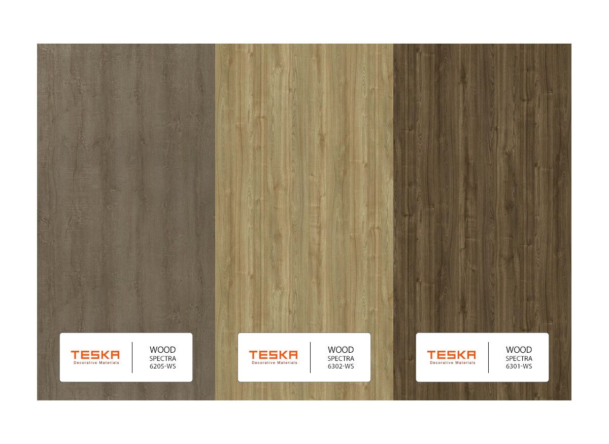 TESKA Wood Spectra HPL Kompakt Laminat Mobilya Kaplama