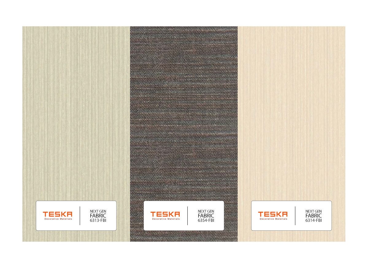 TESKA Next Gen Fabric HPL Kompakt Laminat Mobilya Kaplama