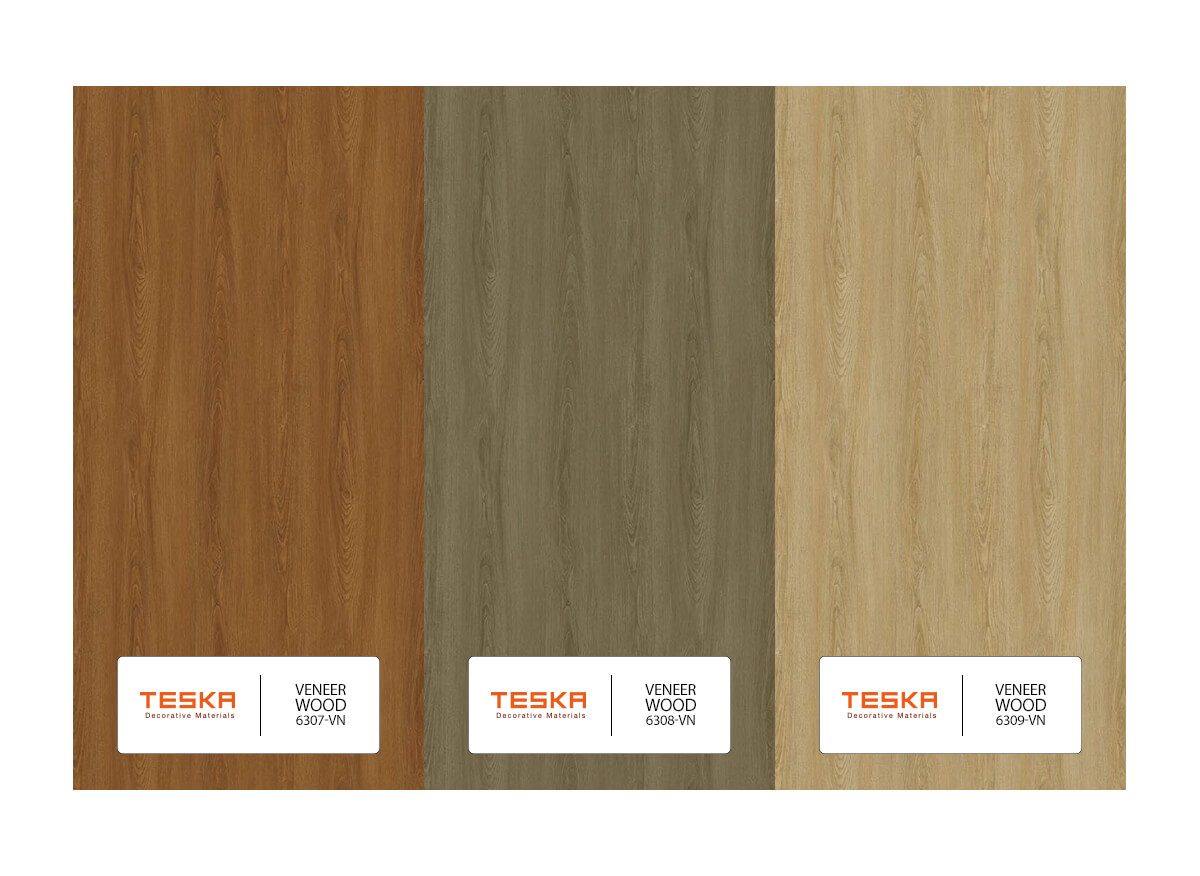 TESKA Veneer Wood HPL Kompakt Laminat Mobilya Kaplama