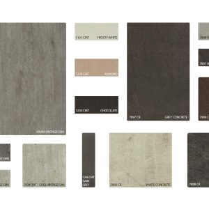 TESKA Stone Story Concrete HPL Kompakt Laminat Mobilya Kaplaması Görseli