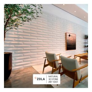 ZOLA 3D Doğal Taş Duvar Paneli AR-1001
