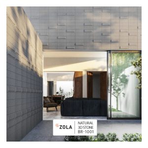 ZOLA 3D Doğal Taş Duvar Paneli BR-1001