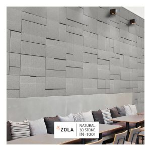 ZOLA 3D Doğal Taş Duvar Paneli IN-1001