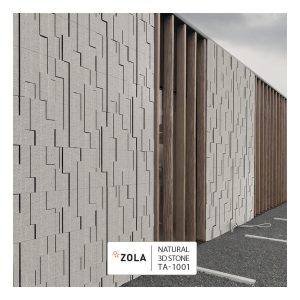 ZOLA 3D Doğal Taş Duvar Paneli TA-1001